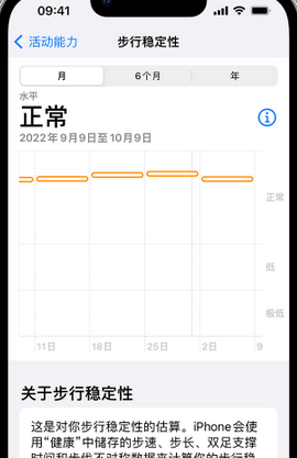 称多iPhone手机维修如何在iPhone开启'步行稳定性通知'