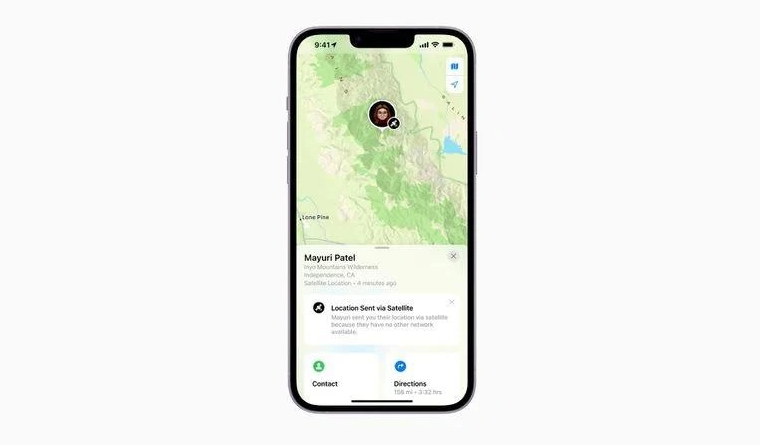 称多苹果14维修分享iPhone14系列中 FindMy功能通过卫星分享位置方法教程 